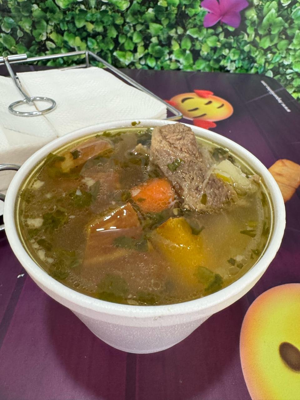 Sopa de res / costilla (24 oz)